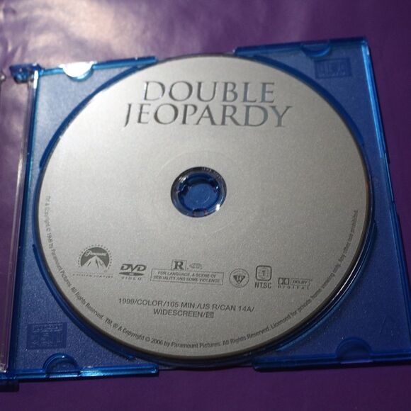 Double Jeopardy DVD BLANK CASE - Picture 1 of 1